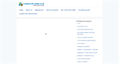 Desktop Screenshot of canadasrilankaclub.com